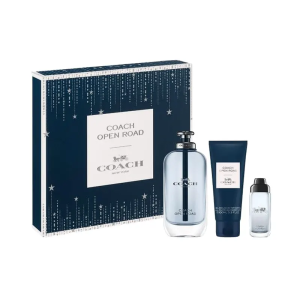 Coach Open Road Men EDT Set 100ML + 15ML + Shower Gel 100ML