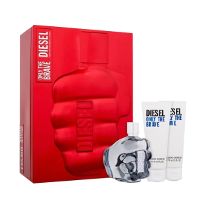 Diesel Only The Brave Men EDT Set 125ML + 75ML + 75ML