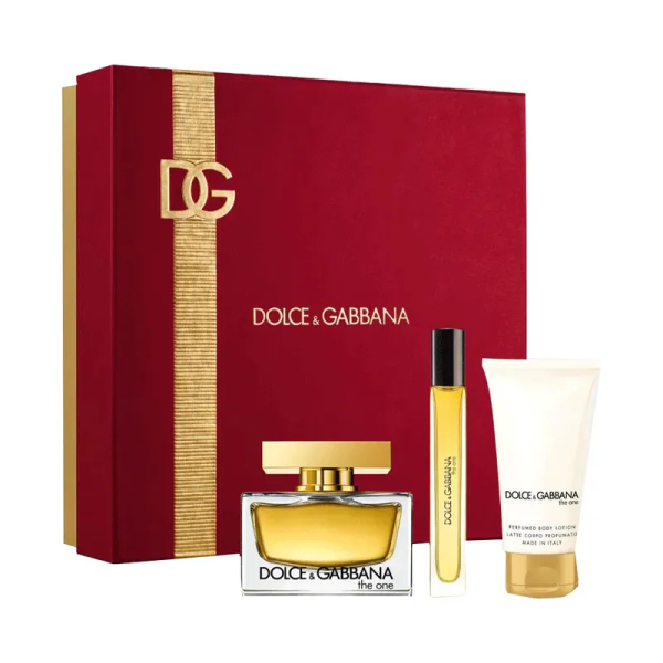 Dolce & Gabbana The One Women EDP Set 75ML + 10ML EDP + Body Lotion 50ML