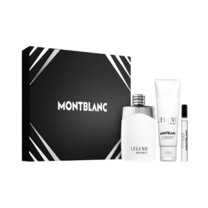 Mont Blanc Legend Spirit Men EDT Set 100ML + Shower Gel 100ML + 7.5ML EDT
